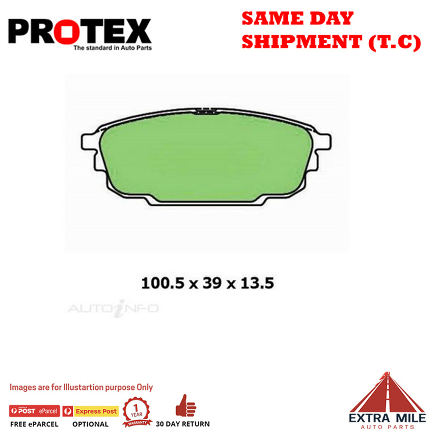 Ceramic Brake Pad Set Rear For Ford Laser 1.8 i (KN) Ptl 1999-01