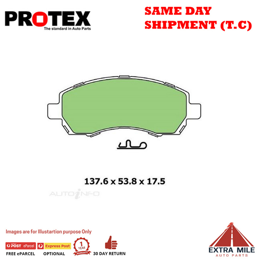Ceramic Brake Pad Set Frnt For Subaru Impreza 2.0 GC 92kw, 206kw Ptrl 99-00