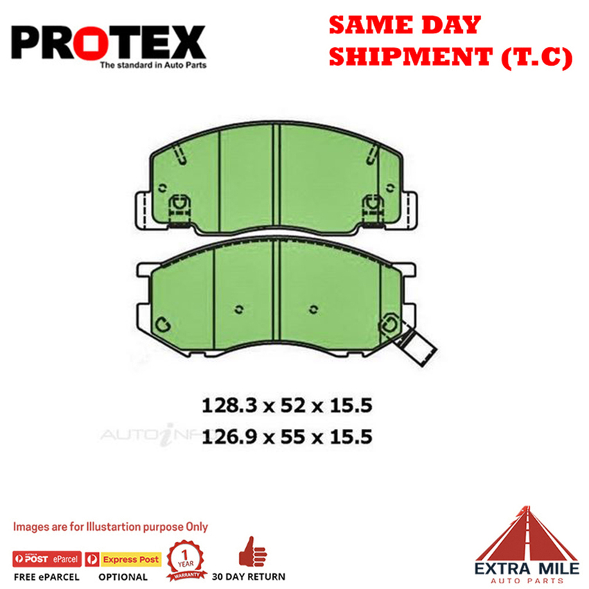Ceramic Brake Pad Set Frnt For Toyota Town Ace SBV 1.8 i KR42 Petrol 98-2007