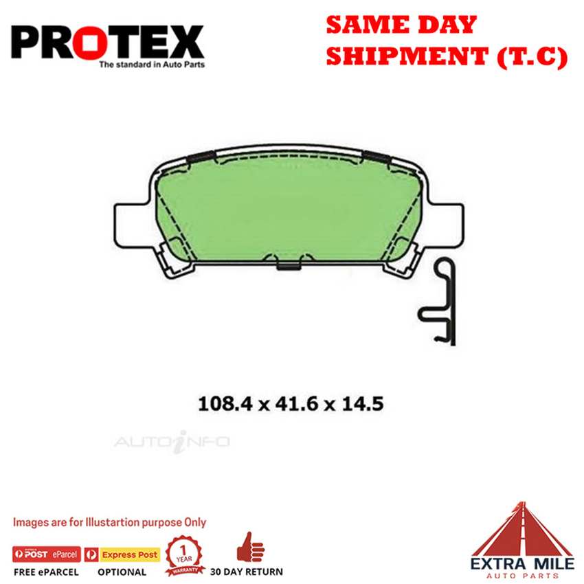 4WD Brake Pad Rear Set For Subaru Impreza 2.0 (GM) Ptl 98-00 DB1379F-28