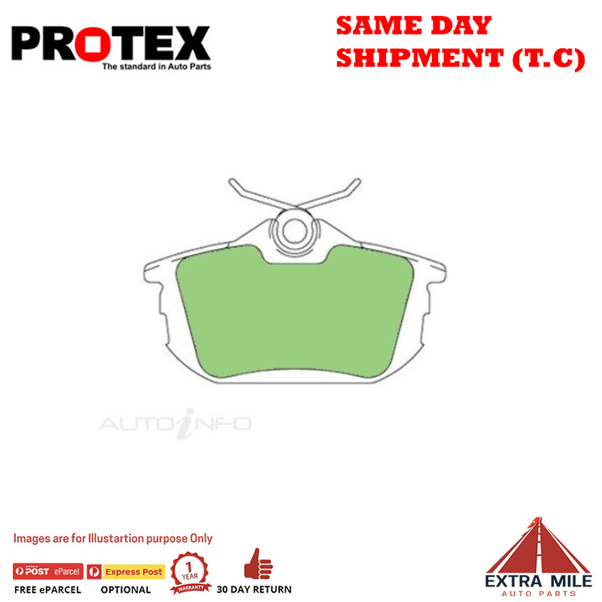 Ceramic Brake Pad Set Rear For Volvo S40 2.0 (VS) 103kw Ptl 95-99