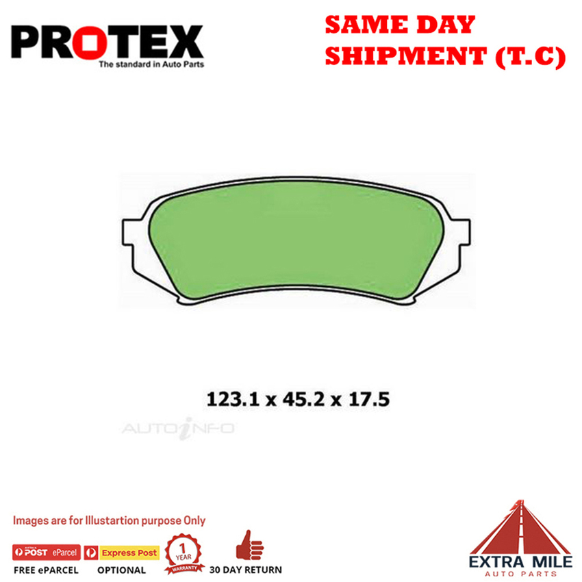 Ceramic Brake Pad Set Rear For Toyota Landcruiser 100 Series 4.2 TD HDJ100 00-07