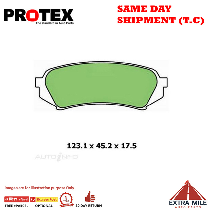 4WD Brake Pad Rear Set For Toyota LandCruiser 100 Series 4.2 TD HDJ100 Dsl