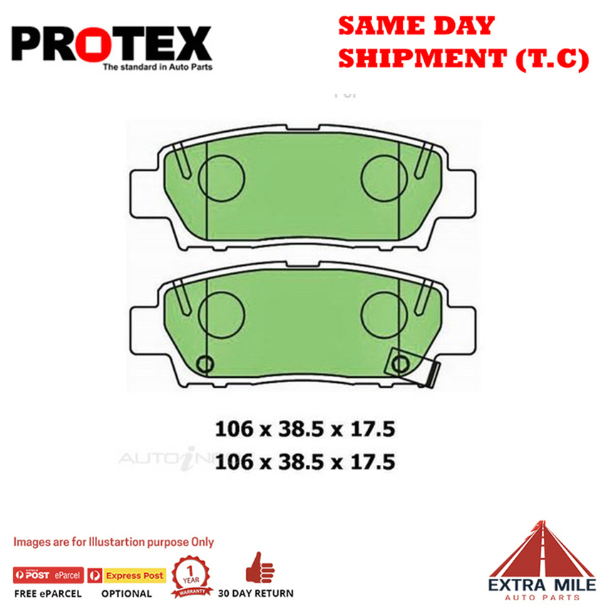 Ceramic Brake Pad Set Rear For Toyota Avalon 3.0 (MCX10R) Ptl 2000-2006