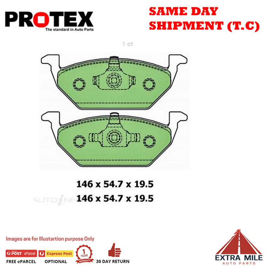 Ceramic Brake Pad Set Front For Skoda Octavia 2.0 (1U) Petrol 1999-2001