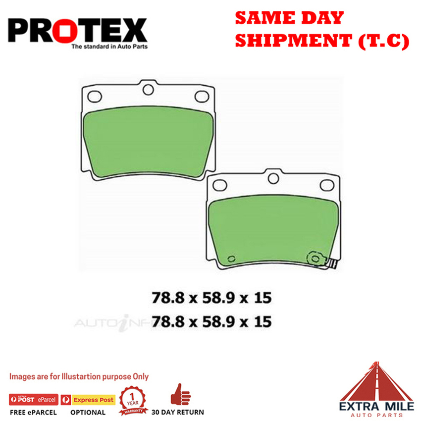 4WD Brake Pad Rear Set For Mitsubishi Challenger 2.5 DI -D (PB,PC) 2008 -16