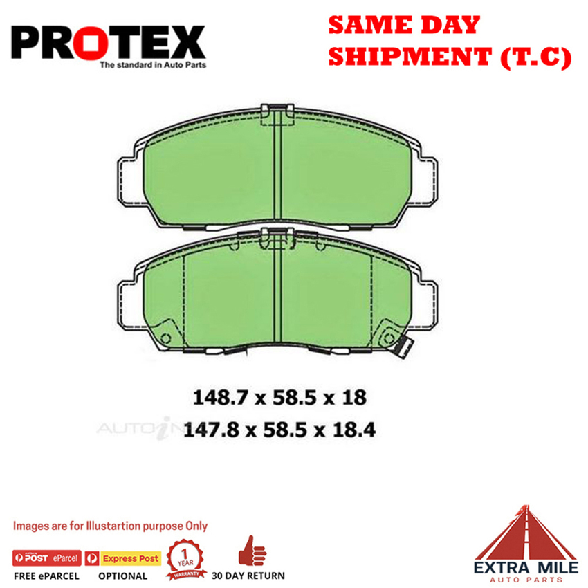 Ceramic Brake Pad Set Front For Honda Accord 3.0 (CM6) Ptl 2003-2005