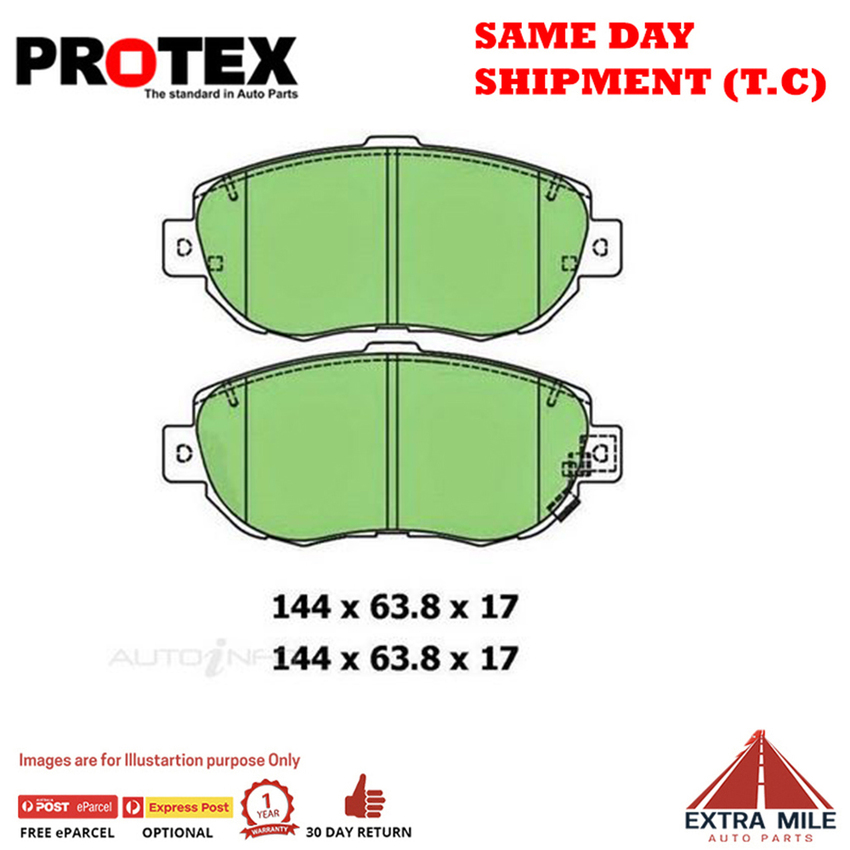 Ceramic Brake Pad Set Front For Toyota Corona 2.5 (JZX100) Petrol 1996-2000