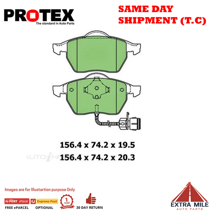 Ceramic Brake Pad Set Front For Audi TT 1.8 T (8N3) 110kw Petrol 2002-2006