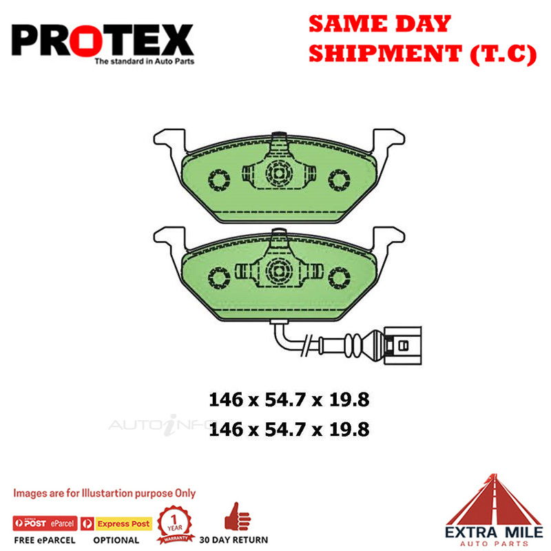 Ultra Ceramic Brake Pads Front For VW NEW BEETLE 1Y7 1.6 2002-2010