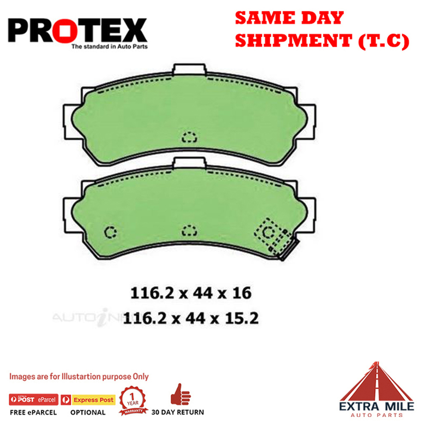 Ceramic Brake Pad Set Rear For Nissan 200 SX 2.0 i 16V Turbo S14 Ptl 1994-99