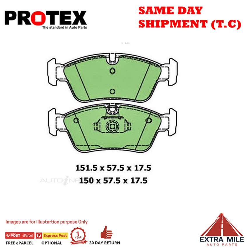 Ceramic Brake Pad Set Front For BMW 3 Series 320 d (E46) Diesel 1998-2001