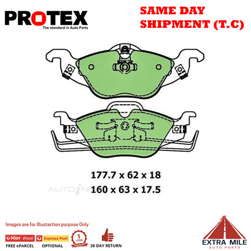 Ceramic Brake Pad Set Frnt For Holden Astra 2.0 i Turbo TS 147kw Ptrl 02 -04
