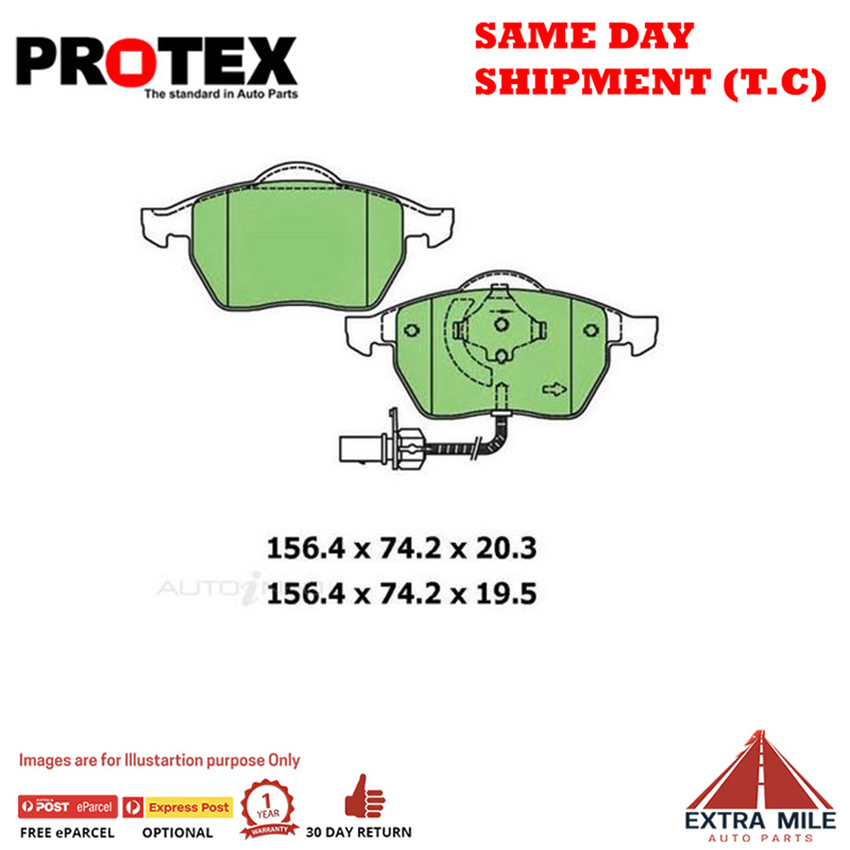 Ceramic Brake Pad Set Front For Audi A4 3.0 Quattro B6 162kw Petrol 2001-04