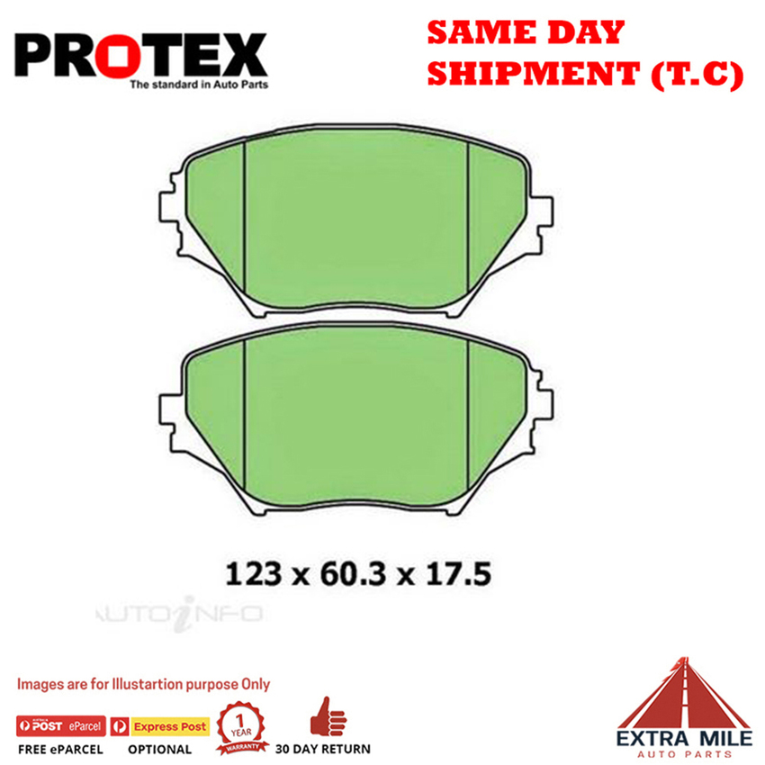 Ceramic Brake Pad Set Front For Toyota Rav 4 2.0 VVTi 4x4 (XA20) Ptl 2000-05