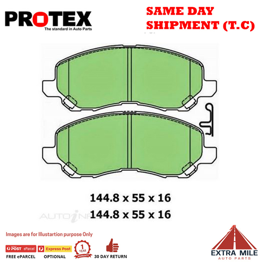 Ceramic Brake Pad Set Frnt For Mitsubishi Outlander 2.0 ZJ Petrol 12- 2019