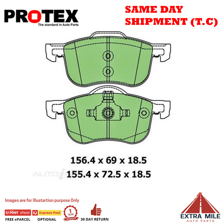 Ceramic Brake Pad Set Front For Volvo S60 2.4 T AWD Ptl 2001- 2010