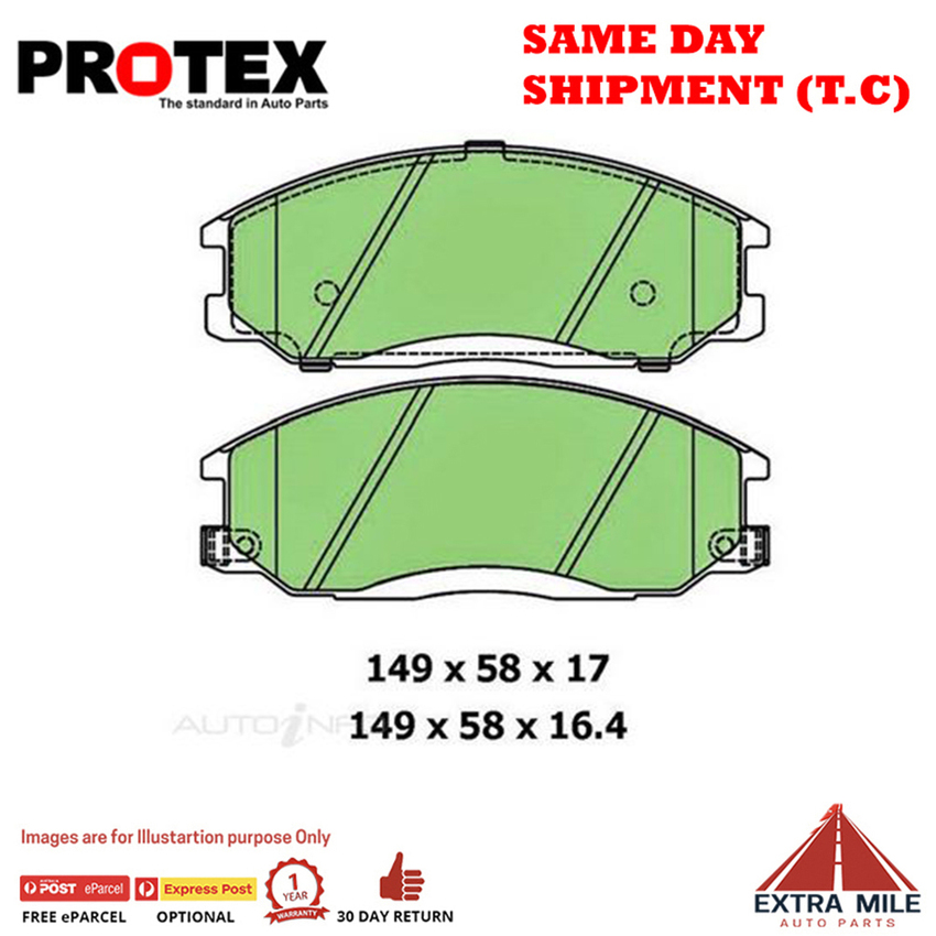 Ceramic Brake Pad Set Frnt For Hyundai Grandeur 30 XG Petrol 99-05