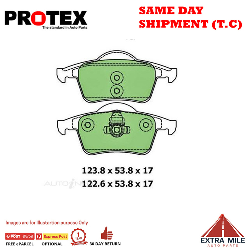 Ceramic Brake Pad Set Rear For Volvo S60 2.4 Petrol 2001-2010