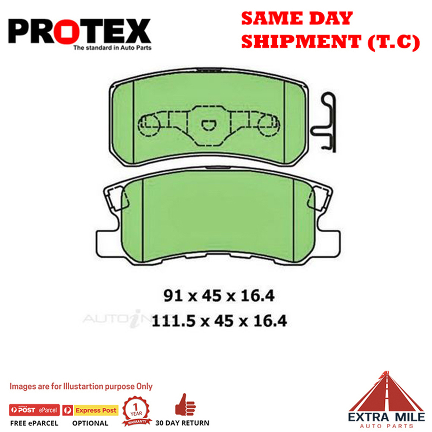 4WD Brake Pad Rear Set For Dodge Avenger 2.4 Petrol 2007-2014 DB1464F-22