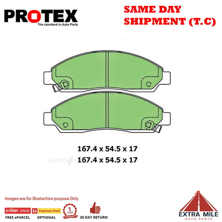 Ceramic Brake Pad Set Frnt For Holden Rodeo RA 3.0 DiTD TFS77 Dsl 2007-08