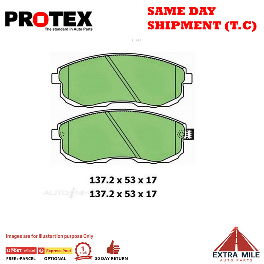 Ceramic Brake Pad Set Front For Nissan Maxima 3.5 (J31) Ptl 2003-2009