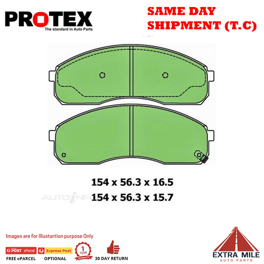 Ceramic Brake Pad Set Frnt For Kia Grand Carnival 2.7 V6 VQ Petrol 06-2009
