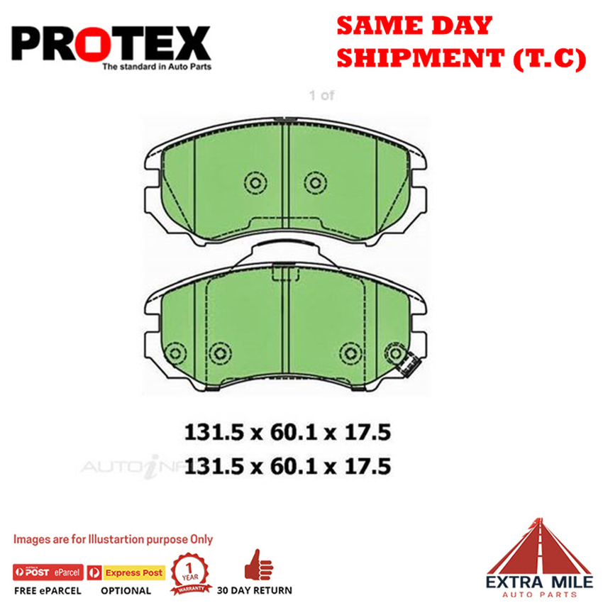 Ceramic Brake Pad Set Front For Hyundai Elantra 2.0 CVVT HD Ptl 2006-2011