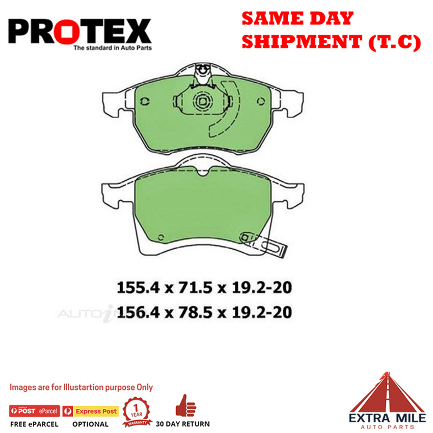 Ceramic Brake Pad Set Frnt For Holden Astra 2.0 i Turbo TS 147kw Ptl 02-04