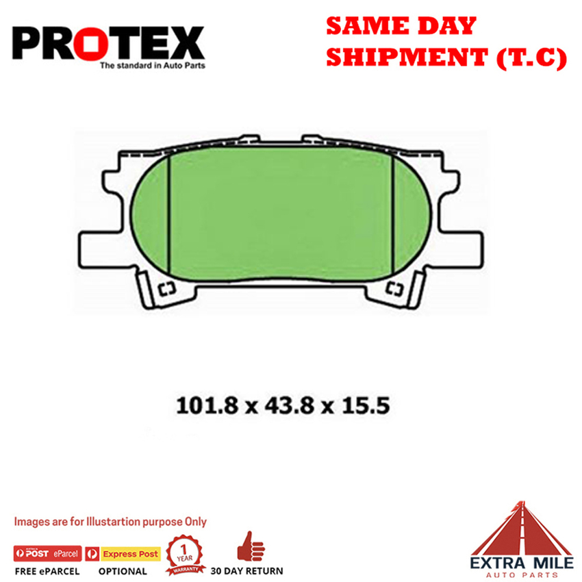 4WD Brake Pad Rear Set For Lexus RX RX330 AWD (MCU38R) Petrol 2003-2008