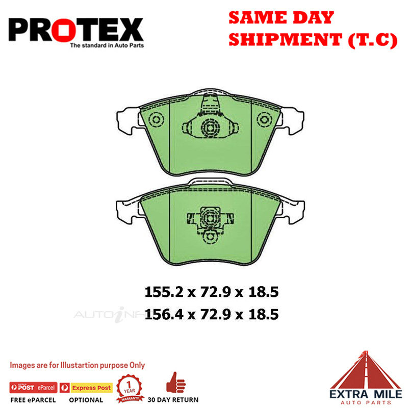 Ultra Ceramic Brake Pads Rear For Volvo V40 P1 D2 1.6,D4 2,T4 GTDi 1.6,T5
