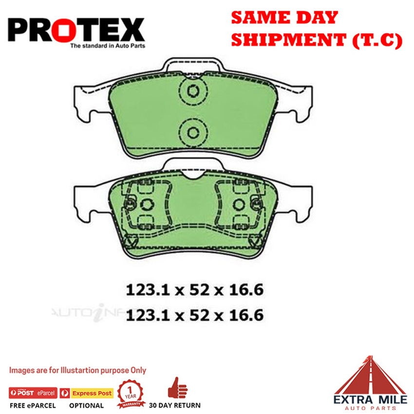 Ceramic Brake Pad Set Rear For Holden Vectra 3.2 i (ZC) Ptrl 02-06