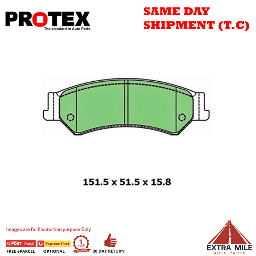 Ceramic Brake Pad Set Rear For Ford Falcon 4.0 LPG (FG) LPG 08- 14 CP