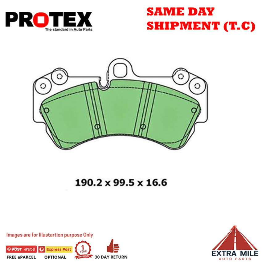 Blue Brake Pad Set Frnt For Porsche Cayenne 3.0 TDI 955 176kw Diesel 2009-10 