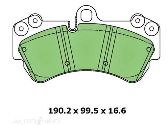 Ceramic Brake Pad Set Frnt For Porsche Cayenne 4.8 Turbo S Ptrl 12-19