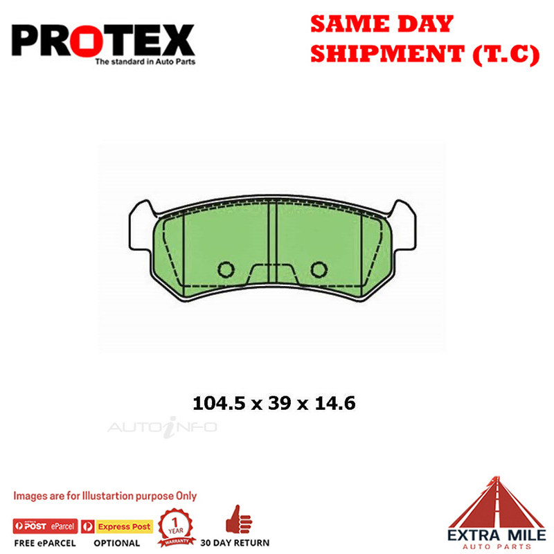 Ultra Ceramic Brake Pads Rear For Daewoo LACETTI J200 1.8 CDX 2003-2004