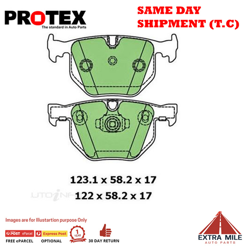 Ceramic Brake Pad Set Rear For BMW X Series X5 3.0si (E70) Petrol 2007-2008