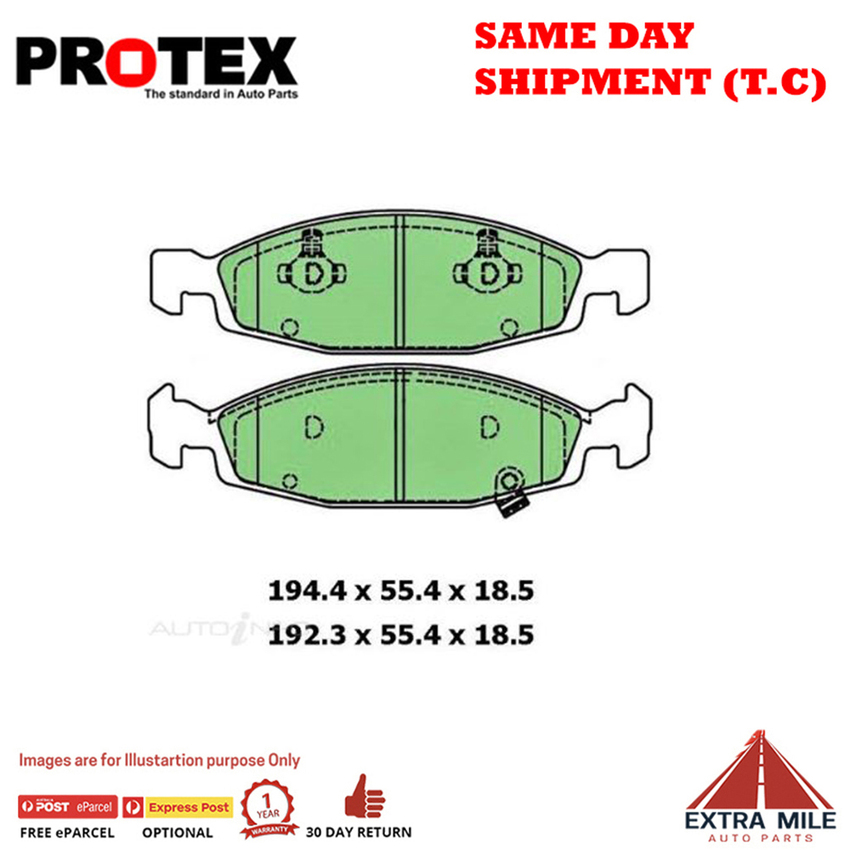 Protex Blue Brake Pad Set Front For Jeep Grand Cherokee 4.0 WG,WJ Petrol 1999-05