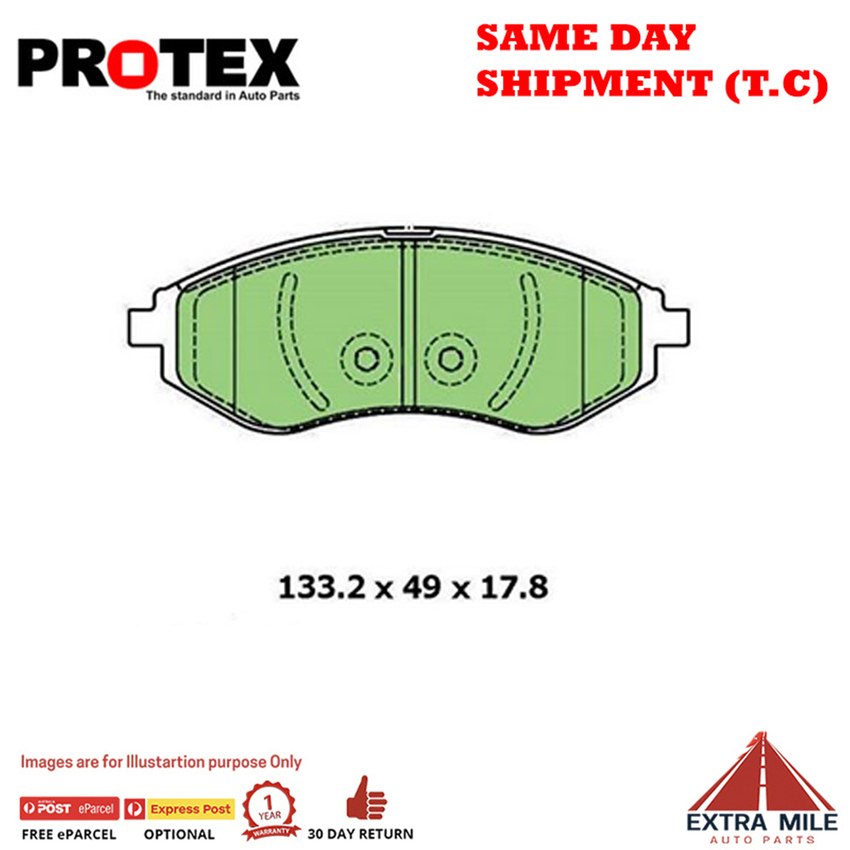 Ceramic Brake Pad Set Front For Daewoo Kalos 1.5 Ptl 2003- 2004