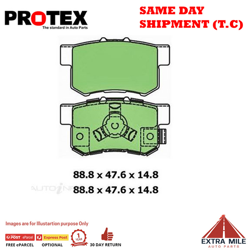 4WD Brake Pad Rear Set For Honda CR-V 2.4 AWD (RE) Ptl 12-16