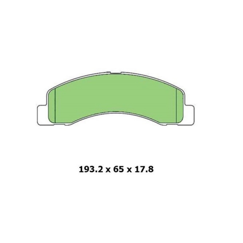 Ceramic Brake Pad Set Frnt For Ford F250 (Aus) (1968 - 2007)2000