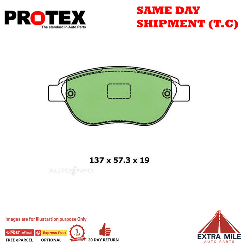 Ceramic Brake Pad Set Frnt For Citroen C4 1.6 HDi 110 B7 82kw Diesel 09-10