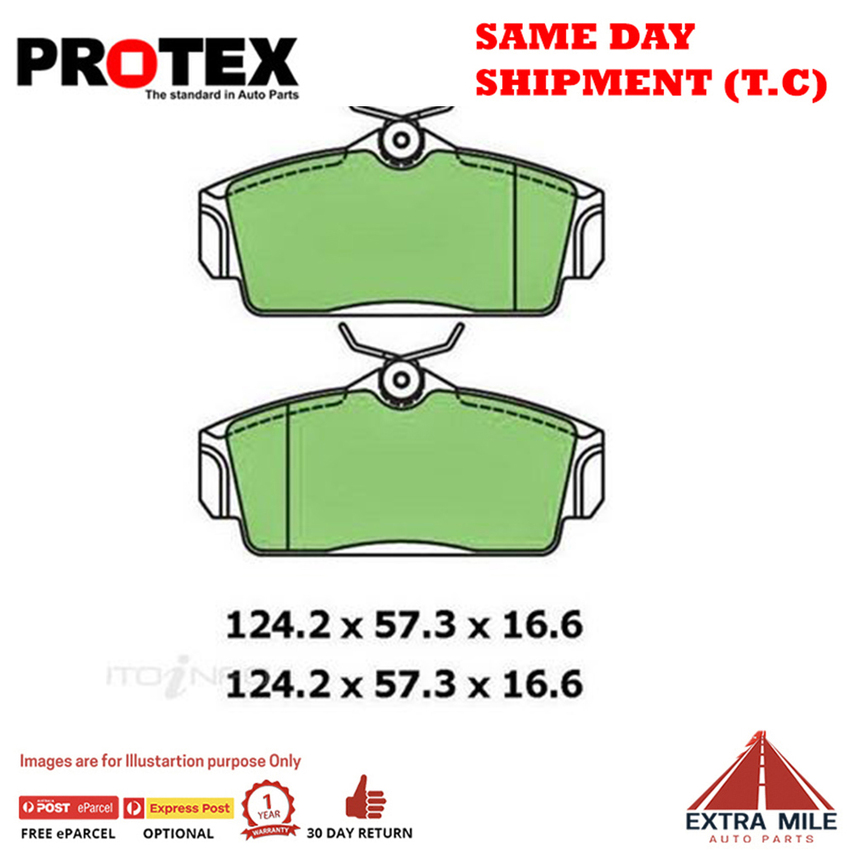 Ceramic Brake Pad Set Frnt For Nissan Pulsar 1.6 (N16) Ptl 2000-2003