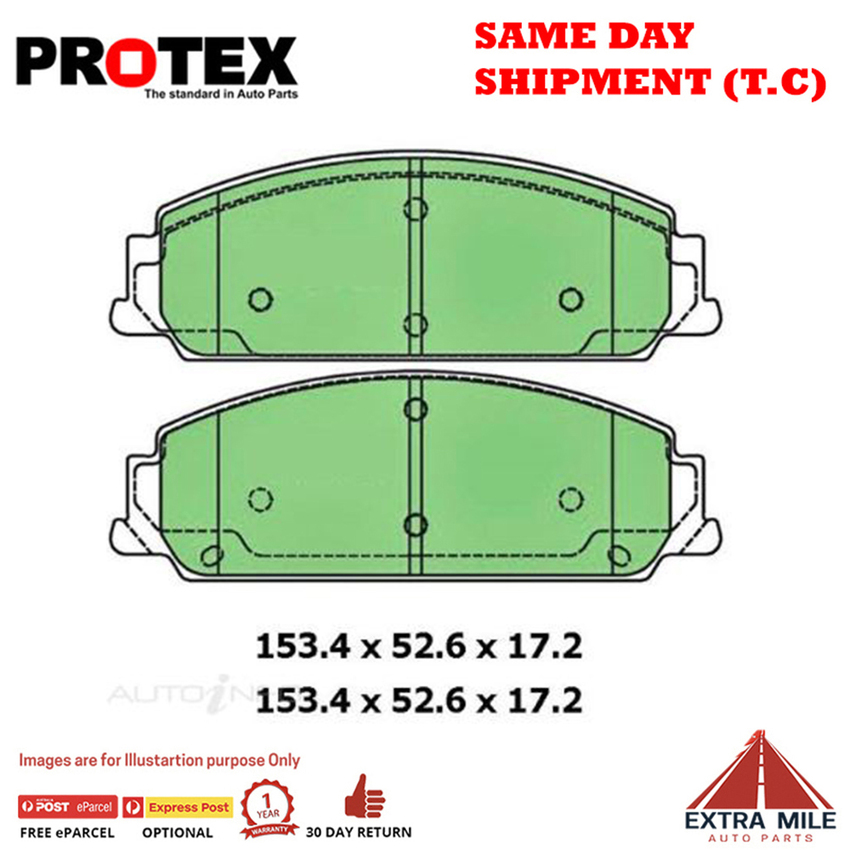 Blue Brake Pad Set Front For Holden Commodore VE 3.6 V6 Dual Fuel LPG 06-13 