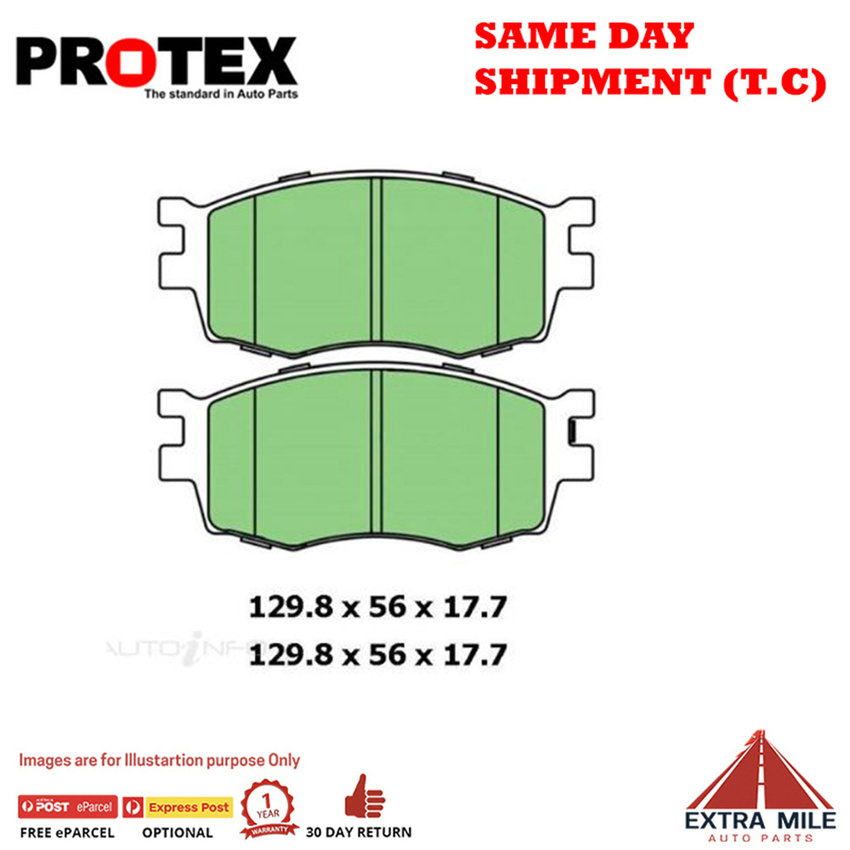 Protex Blue Brake Pad Set Front For Kia Rio 1.4,1.6 16V (JB) Ptl 05-12