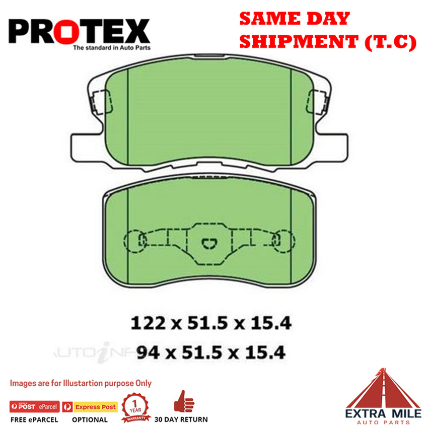 Ceramic Brake Pad Set Frnt For Mitsubishi Colt 1.5 Turbo Z23 RG Ptl 06-12