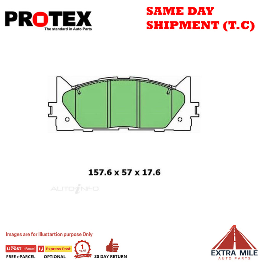 Blue Brake Pad Set Frnt For Toyota Camry 2.4 VVT-i Hybrid AHV40 Hybrid 2006-2011
