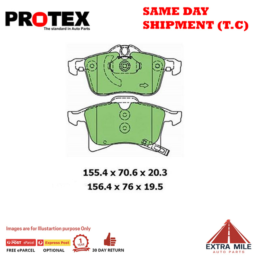 Ceramic Brake Pad Set Frnt For Holden Astra 2.0 i Turbo AH 147kw Ptrl 06- 10