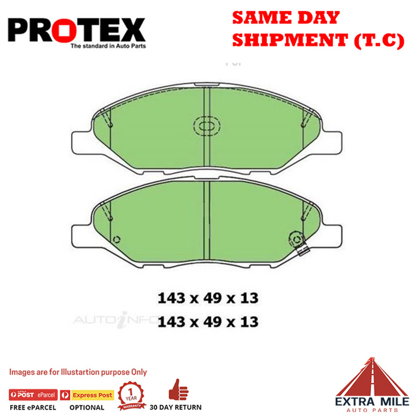 Ceramic Brake Pad Set Front For Nissan Cube 1.5 4x4 (Z11) Ptl 2002-2008