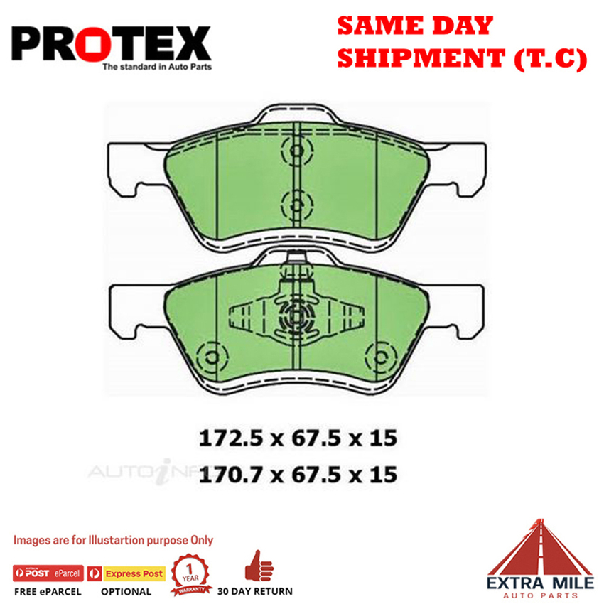 Ceramic Brake Pad Set Frnt For Ford Escape 3.0 AWD Petrol 2001-2008